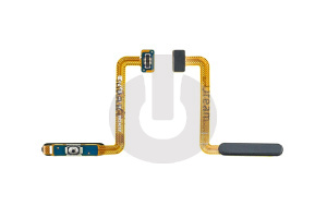 Шлейф кнопки включения для Samsung A23 4G (A235F) и сканер отпечатка пальца черный ORG