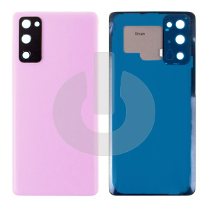 Крышка задняя для Samsung S20 FE (G780F) со стеклом камеры лавандовая фото