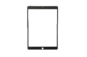 Стекло для переклейки iPad Air 3 10.5" (2019) (A2152/ A2123/ A2153)/ Pro 10.5" (2017) (A1701/ A1709) с OCA пленкой черное АКЦИЯ