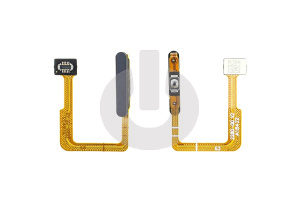 Шлейф кнопки включения для Xiaomi Poco F5 (23049PCD8G)/ Redmi Note 12 Turbo (23049RAD8C) и сканер отпечатка пальца черный ORG