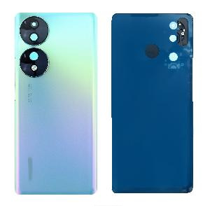 Крышка задняя для Huawei Honor 70 (FNE-NX9) со стеклом камеры синяя Крышка задняя для Huawei Honor 70 (FNE-NX9) со стеклом камеры синяя