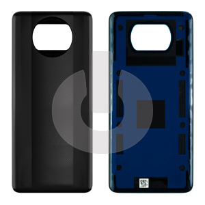 Крышка задняя для Xiaomi Poco X3 NFC (M2007J20CG)/ X3 Pro (M2102J20SG) серая фото