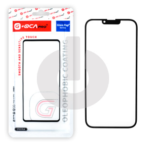 Стекло для переклейки iPhone 13/ 13 Pro (G+OCA PRO) черное фото