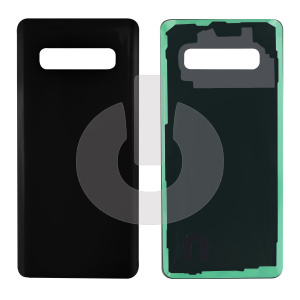 Крышка задняя для Samsung S10+ (G975F) черная АКЦИЯ фото