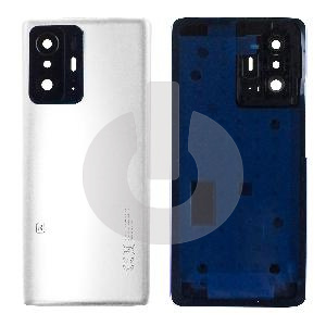 Крышка задняя для Xiaomi 11T (21081111RG)/ 11T Pro (2107113SG) со стеклом камеры белая фото