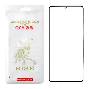 Стекло для переклейки Tecno Camon 20 (CK6n)/ 20 Pro 4G (CK7N)/ 5G (CK8N)/ 20 Premier 5G (CK9n)/ Infinix Note 30 Pro с OCA пленкой черное НОВИНКА