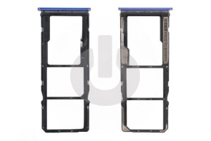 Лоток Sim для Xiaomi Redmi Note 9 (M2003J15SG) синий фото