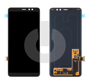 Дисплей с тачскрином для Samsung A8 (A530F) черный ORG фото