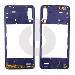 Средняя часть (рамка корпуса) для Samsung A30s (A307F) фиолетовая фото