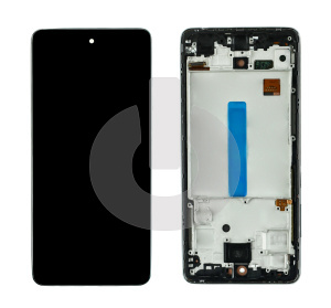 Дисплей с тачскрином для Samsung A52 (A525F)/ A52 5G (A526F)/ A52s (A528F) в рамке черный In-Cell фото