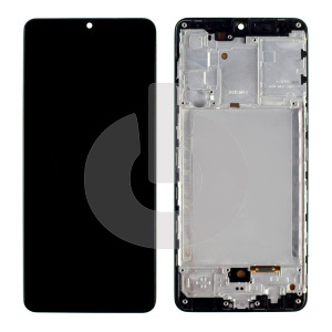 Дисплей с тачскрином для Samsung A31 (A315F) в рамке черный In-Cell фото