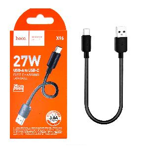 Кабель USB - Type-C HOCO (0.25 x 2.4A) X96 черный