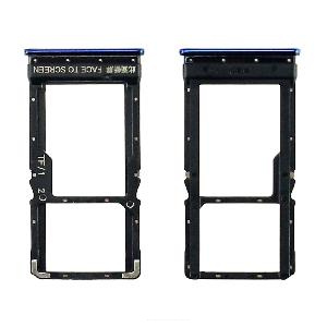 Лоток Sim для Xiaomi Poco X3 Pro (M2102J20SG)/ X3 NFC (M2007J20CG) синий