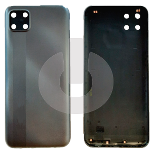 Крышка задняя для Realme C11 2020 (RMX2185) со стеклом камеры серая фото