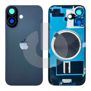 Крышка задняя для iPhone 17 со стеклом камеры черная Premium фото