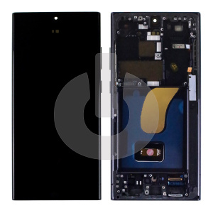 Дисплей с тачскрином для Samsung S23 Ultra (S918B) в рамке черный ORG фото