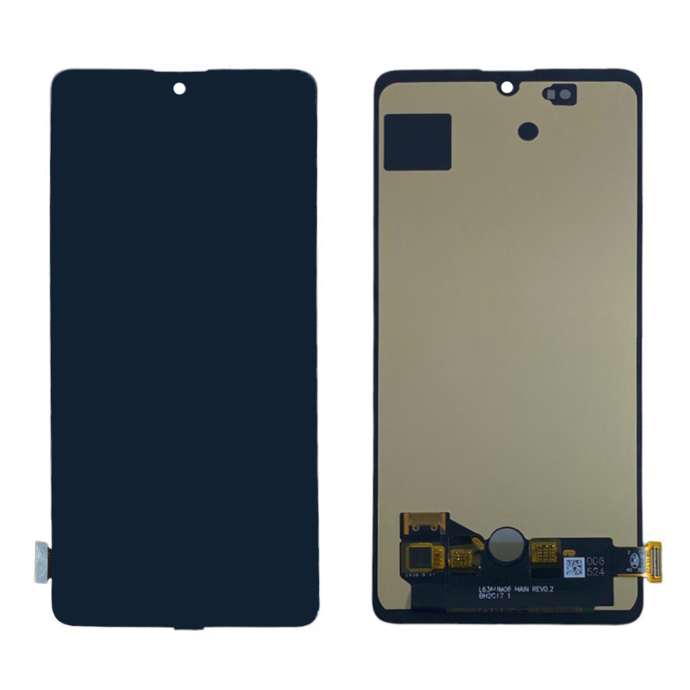 Дисплей с тачскрином для Samsung A71 (A715F) черный OLED (small)