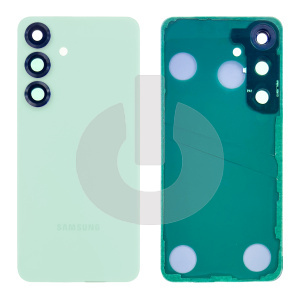 Крышка задняя для Samsung S25+ (S936) со стеклом камеры зеленая