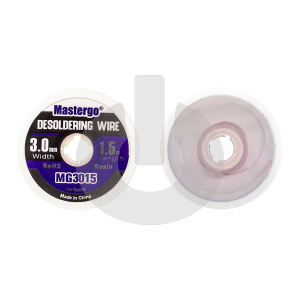 Оплетка для выпайки MasterGo MG3015 (3.0мм х 1.5м)