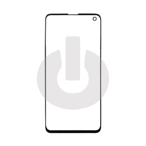 Стекло для переклейки Samsung S10 (G973F) с OCA пленкой черное АКЦИЯ фото