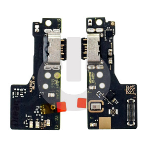 Шлейф/ плата зарядки для Xiaomi Redmi 13 4G (24040RN64Y)/ Poco M6 4G (2404APC5FG) системный разъем/ микрофон