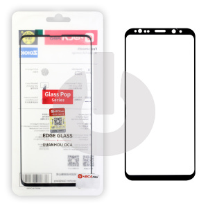 Стекло для переклейки Samsung S8 (G950F) (G+OCA PRO) черное фото