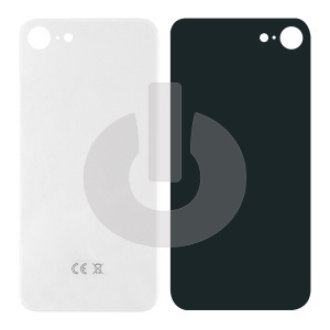 Крышка задняя для iPhone SE 2020 (с большим вырезом) белая Premium АКЦИЯ фото