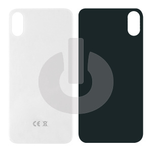 Крышка задняя для iPhone X (с большим вырезом) белая Premium фото
