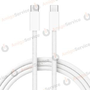 Кабель Type-C - Type-C для iPhone 15 белый