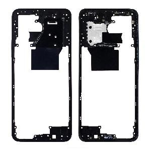 Средняя часть (рамка корпуса) для Xiaomi Redmi 12 4G (23053RN02Y) черная