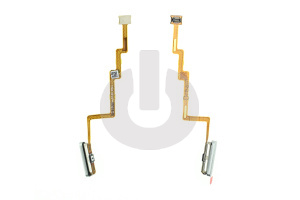 Шлейф кнопки включения для Xiaomi Poco F3 (M2012K11AG) и сканер отпечатка пальца белый ORG