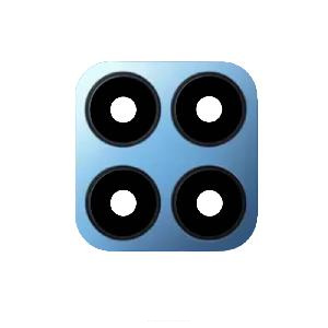 Стекло камеры для Huawei Honor X6 (VNE-LX1) синее