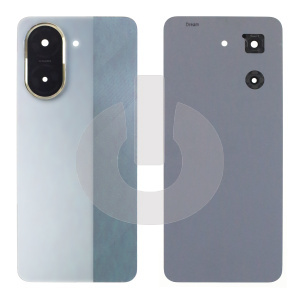 Крышка задняя для Xiaomi Poco C71 (25028PC03G) со стеклом камеры голубая фото