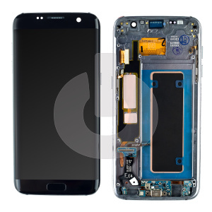 Дисплей с тачскрином для Samsung S7 Edge (G935F) в рамке черный ORG