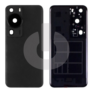 Крышка задняя для Huawei P60 Pro (MNA-LX9) со стеклом камеры черная фото