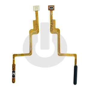 Шлейф кнопки включения для Xiaomi 11T (21081111RG) / 11T Pro (2107113SG) и сканер отпечатка пальца черный ORG