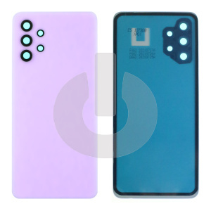 Крышка задняя для Samsung A32 (A325F) со стеклом камеры фиолетовая фото