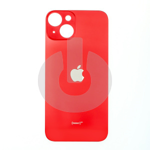 Крышка задняя для iPhone 14 (с большим вырезом) красная фото