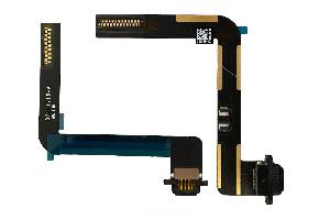 Шлейф/ плата зарядки для iPad Air (A1474)/ iPad 5 9.7" 2017 (A1822)/ iPad 6 9.7" 2018 (A1893) системный разъем черный ORG