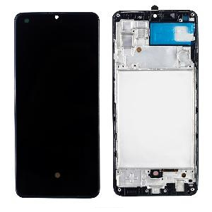 Дисплей с тачскрином для Samsung A32 (A325F) в рамке черный OLED