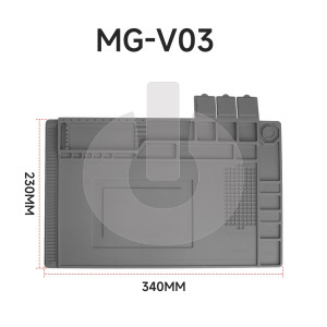 Коврик силиконовый термостойкий MasterGo MG-V03 (230мм х 340мм) фото