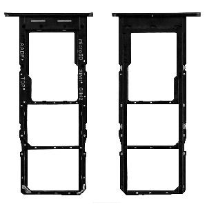 Лоток Sim для Samsung A14 4G (A145F) черный