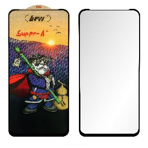 Стекло защитное для Xiaomi Redmi 12 (23053RN02Y) (Super A+) черное НОВИНКА