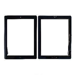 Тачскрин для iPad 3 (A1416/ A1430) с кнопкой Home черный AAA