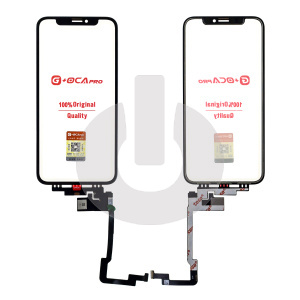 Тачскрин для iPhone X/ XS (длинный шлейф) (G+OCA PRO) ORG фото