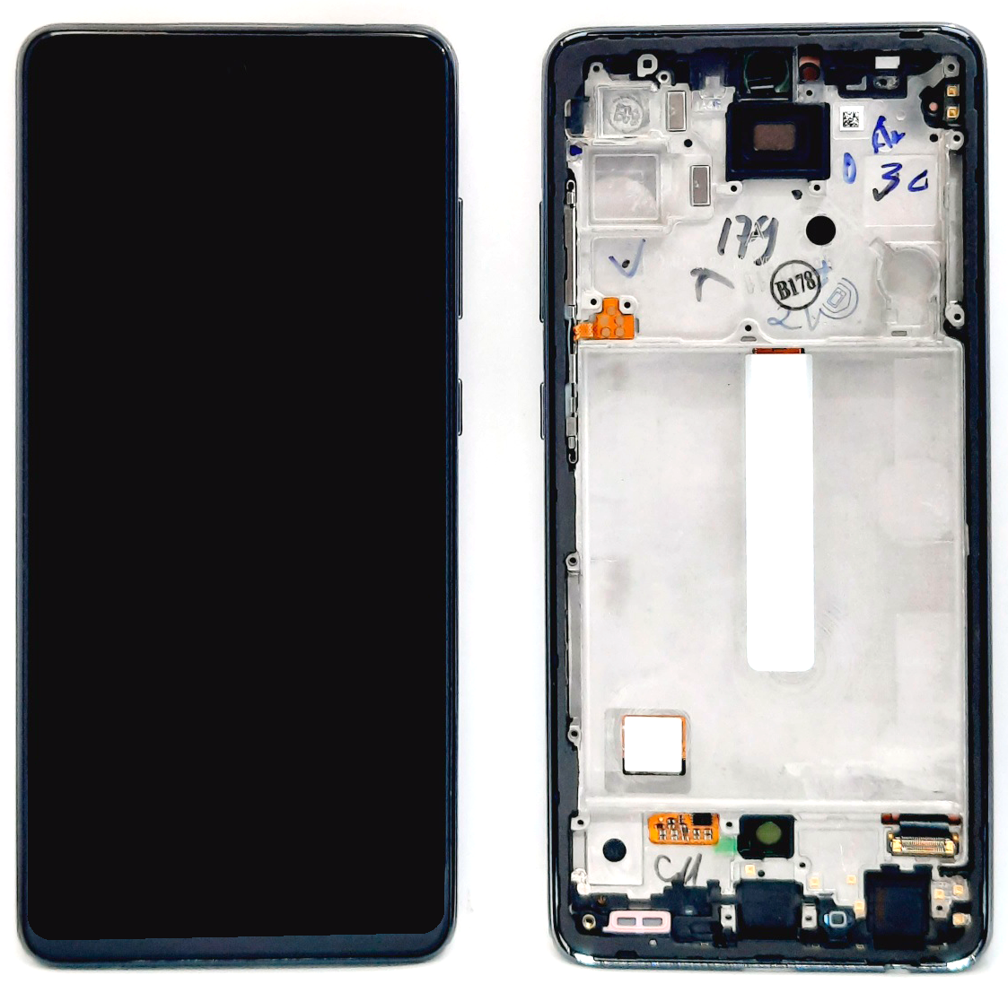 Дисплей с тачскрином для Samsung A52/ A52 5G/ A52s (A525F/A526F/A528F) в рамке черный SVC-OR