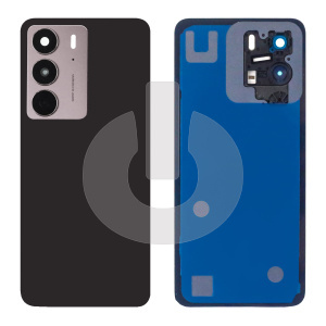 Крышка задняя для Realme C75 (RMX3941) со стеклом камеры черная фото