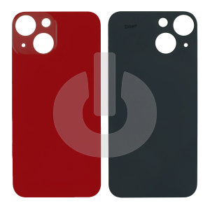 Крышка задняя для iPhone 13 (с большим вырезом) красная фото