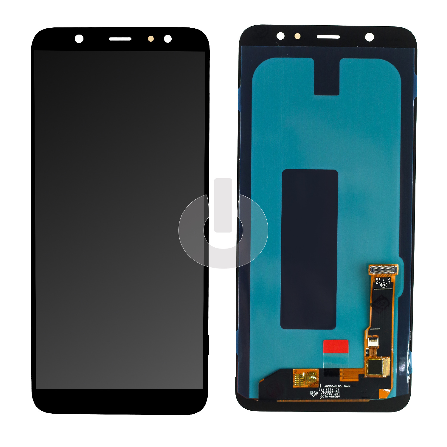 Дисплей с тачскрином для Samsung A6+ 2018 (A605F) черный OLED Дисплей с тачскрином для Samsung A6+ 2018 (A605F) черный OLED