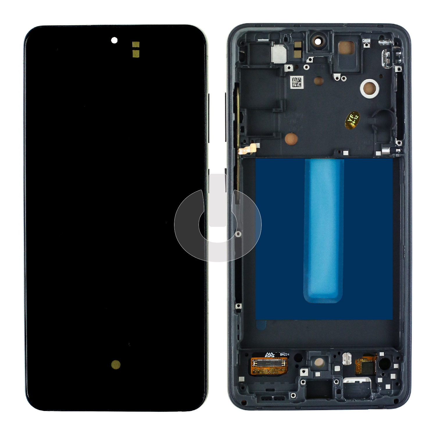 Дисплей с тачскрином для Samsung S21 FE (G990B) в рамке черный OLED Дисплей с тачскрином для Samsung S21 FE (G990B) в рамке черный OLED